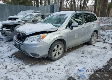 2015 Subaru Forester 2.5I Premium из США, поврежденный, VIN JF2SJAFC4FH569426